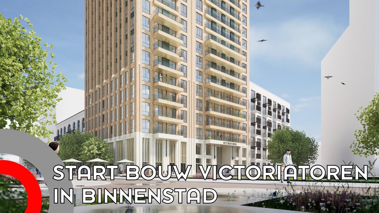 Start bouw Victoriatoren in binnenstad: 361 nieuwe woningen