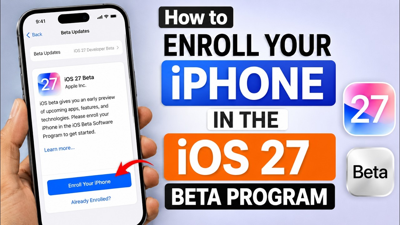 How to Enroll Your iPhone in the iOS 27 Beta Program
