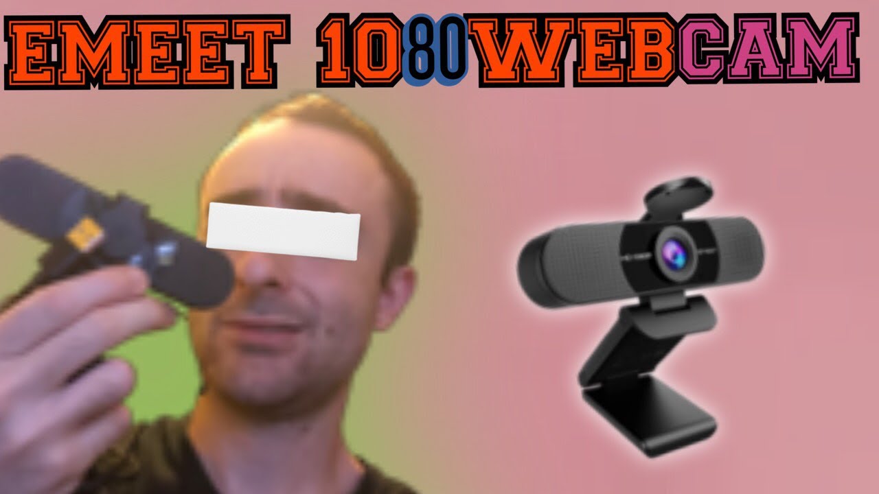 Unboxing & Setting Up Emeet 1080P Webcam w/ Microphone, C960 USB Web Camera For Computer Video Calls