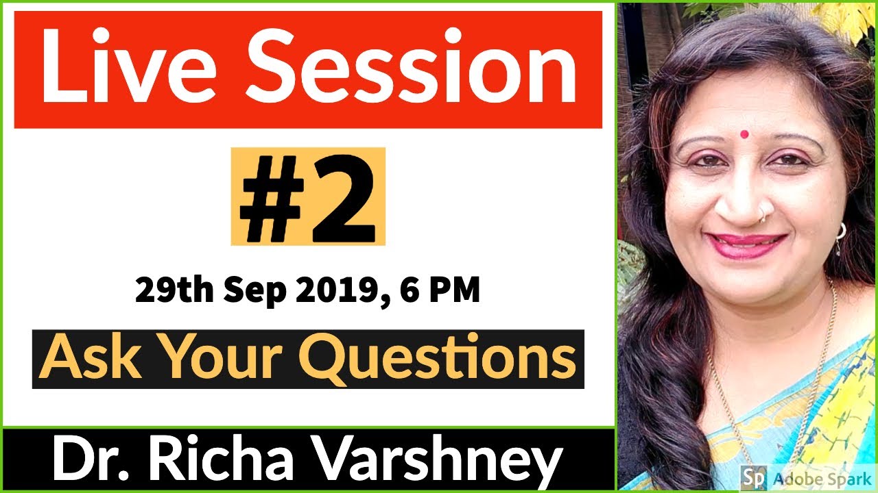 Dr. Richa Varshney Live Session #2 | Acupressure | Aromatherapy | Home Remedies