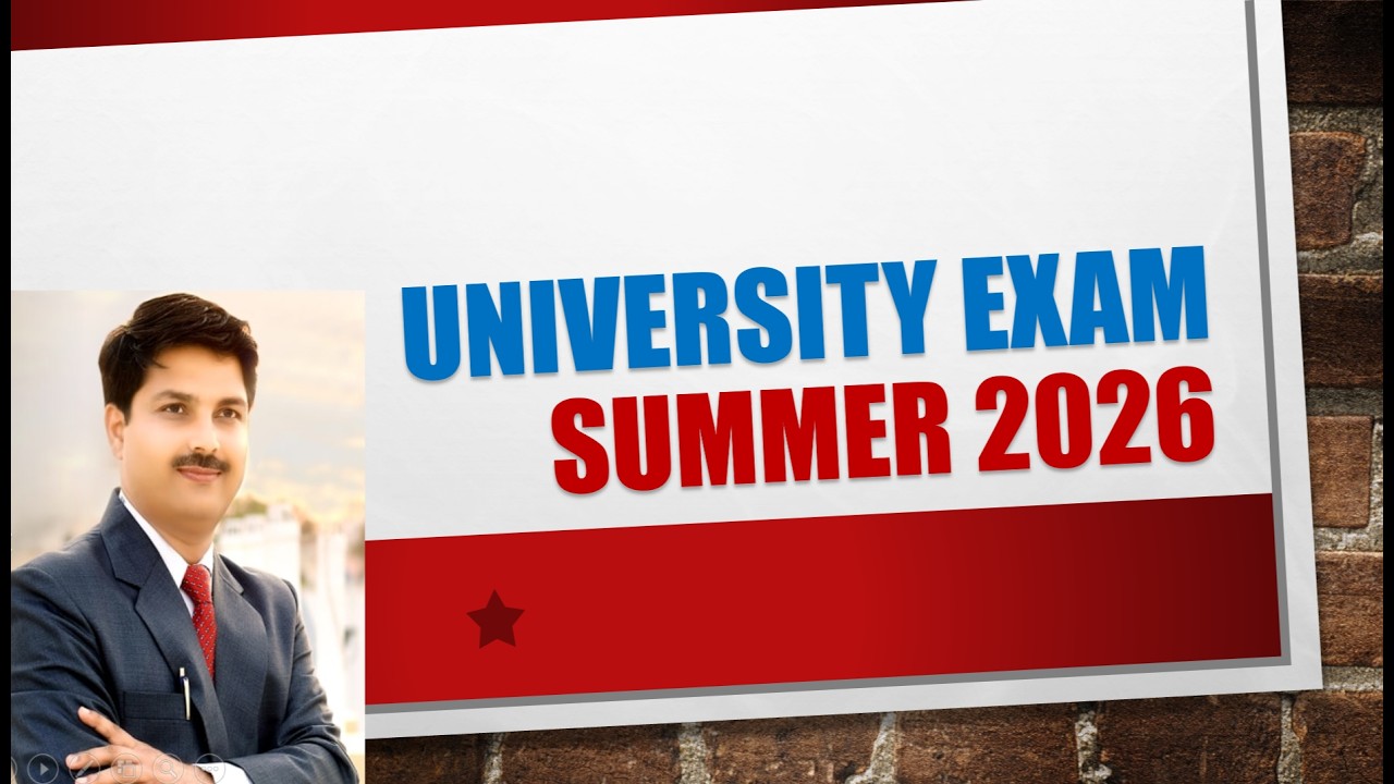 University Examination 2026. Sant Gadge Baba Amravati University Examination Schedule for S-2026