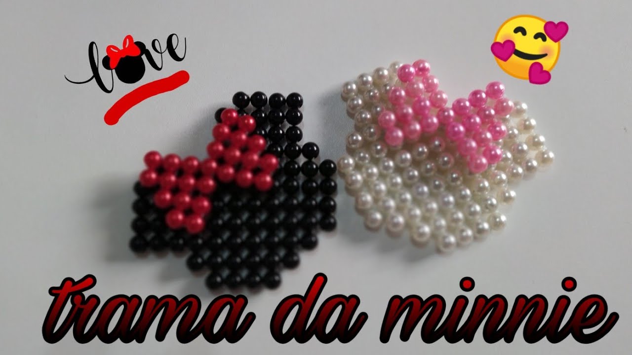 chinelo bordado com trama da minnie 🥰