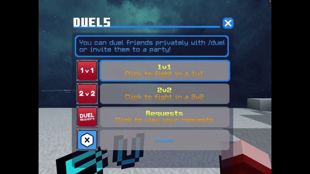 Battle Arena ￼￼rank (on cubecraft )