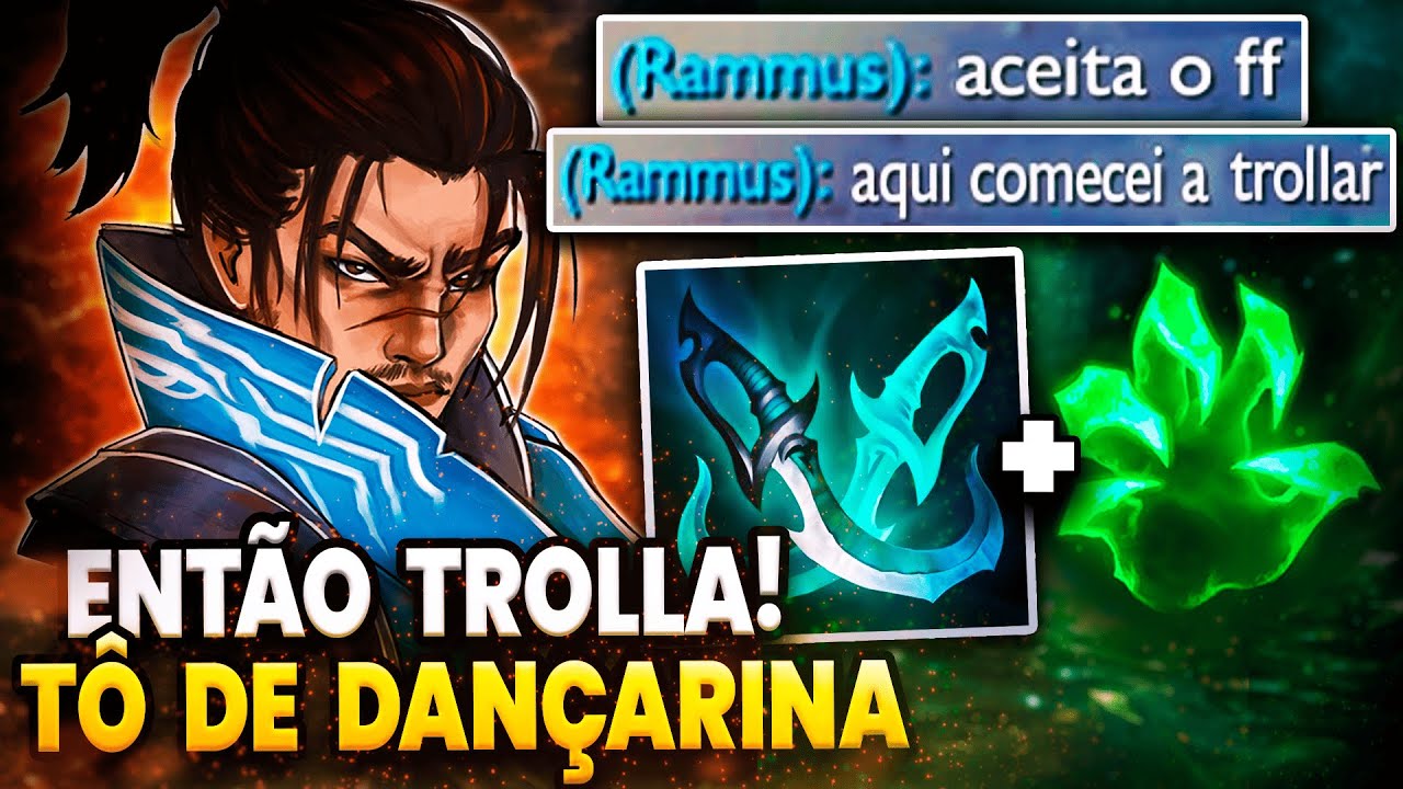 IMPOSSIVEL PARAR DE FARMAR PDL COM YASUO DE DANÇARINA FANTASMA!