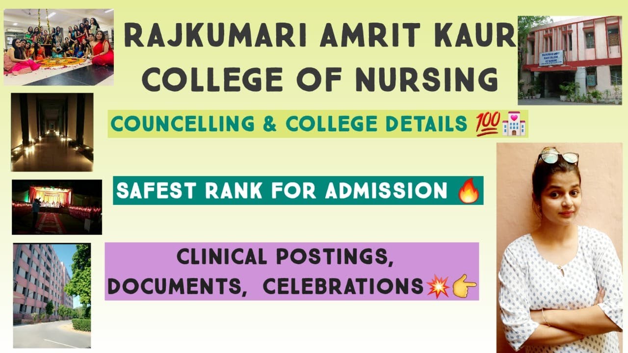 RAJKUMARI AMRIT KAUR COLLEGE OF NURSING COUNCELLING AND COLLEGE DETAILS 2020