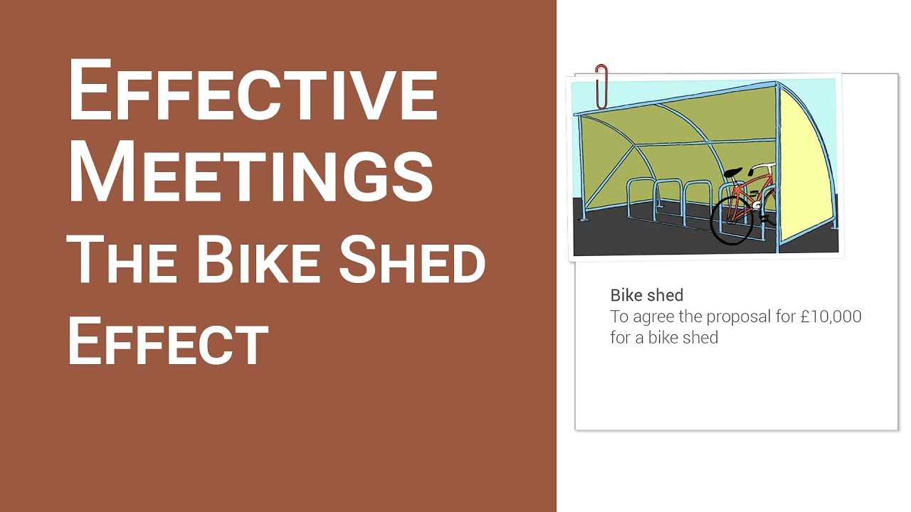 Effective Meetings: The bike shed effect [4:5]