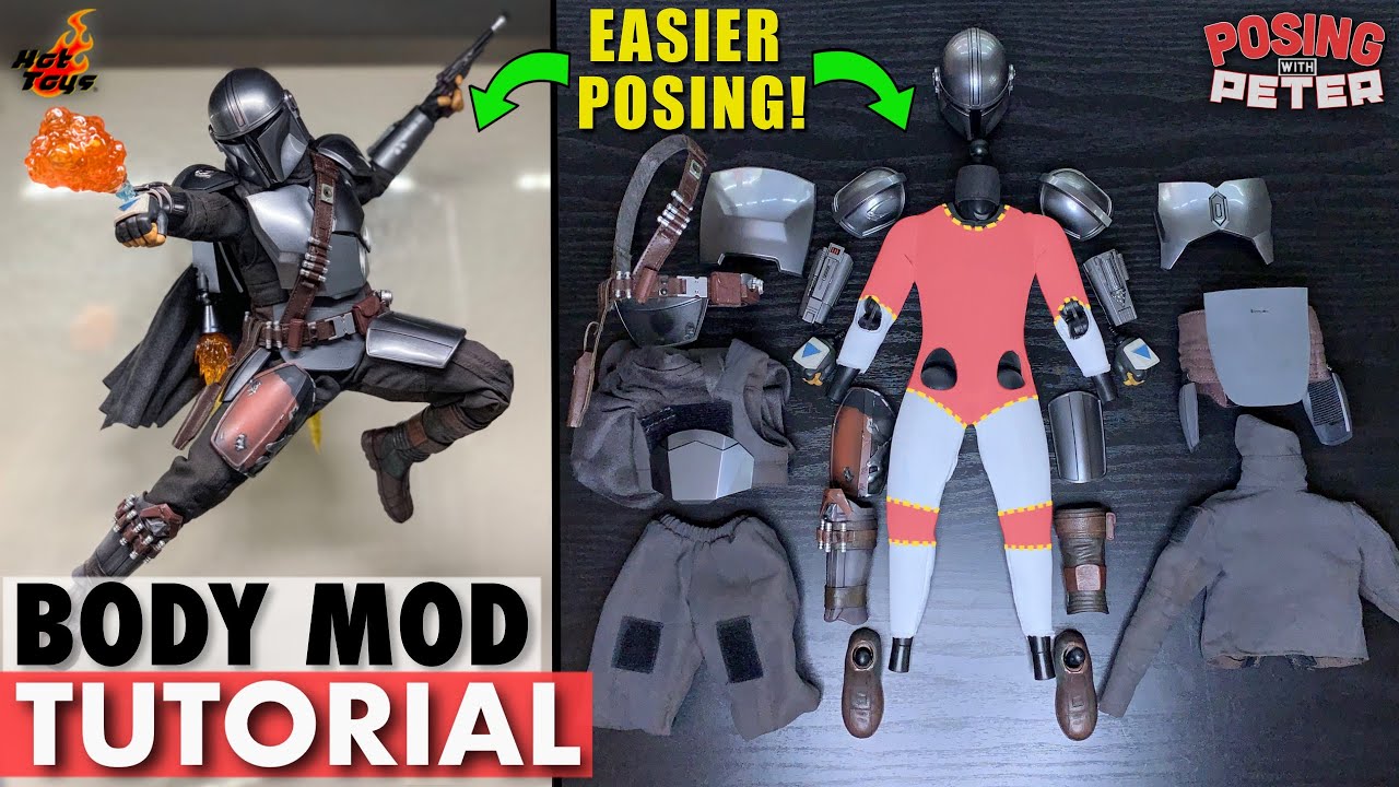 Снятие и модификация костюма мандалорца от Hot Toys | Бескар Делюкс | Позирование с Питером