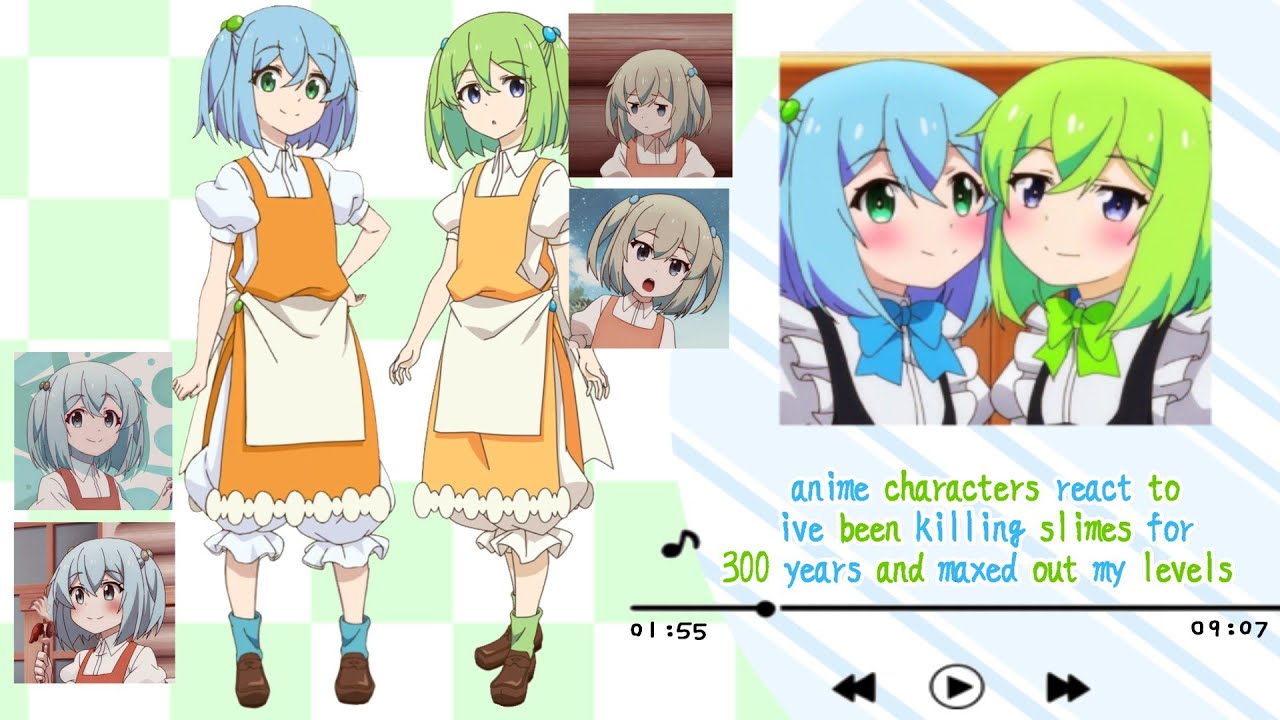 anime characters react to || I've been killing slimes for 300 years || S2ep1 || 1/8 ||