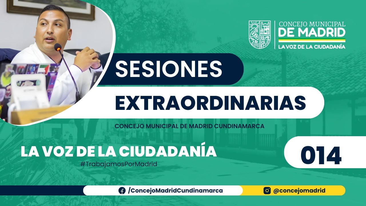 SESION EXTRAORDINARIA 014 - 16 DE FEBRERO DEL 2026