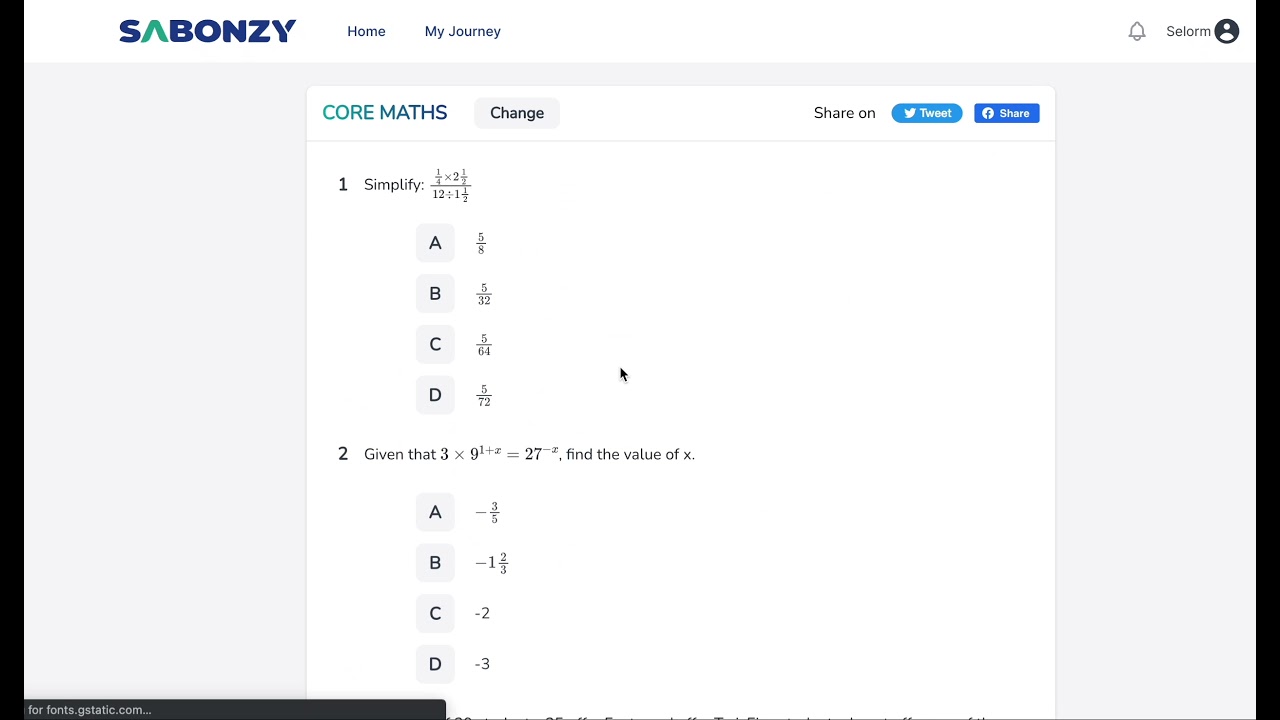 Core Mathematics WASSCE Past Questions and Answers (pasco)