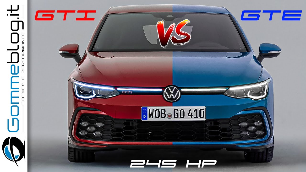 2020 Volkswagen Golf 8 GTI vs VW Golf GTE 🚀245 HP Battle  🔥⚡