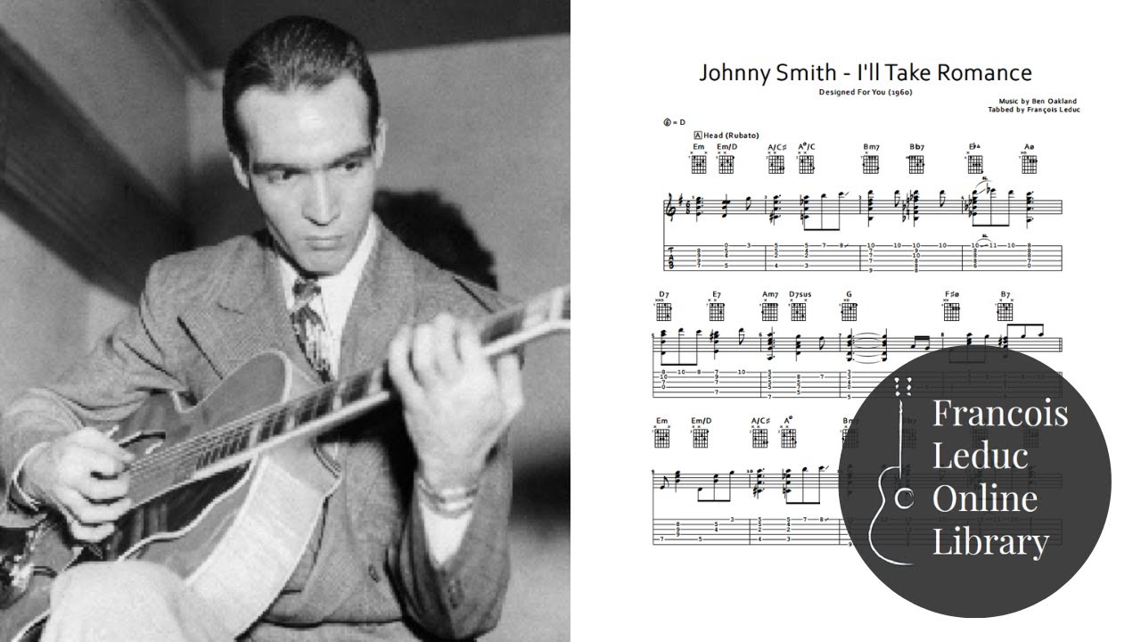 I'll Take Romance - Johnny Smith (Transcription)