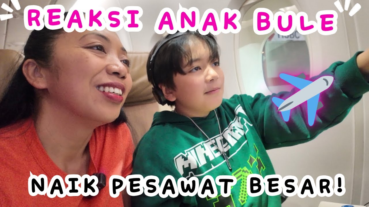 GEMES BANGET LIAT REAKSI TIMMY 🥰 PERTAMAKALI NAIK PESAWAT ADA TV NYA, Dan DIKASIH MAKAN 😅