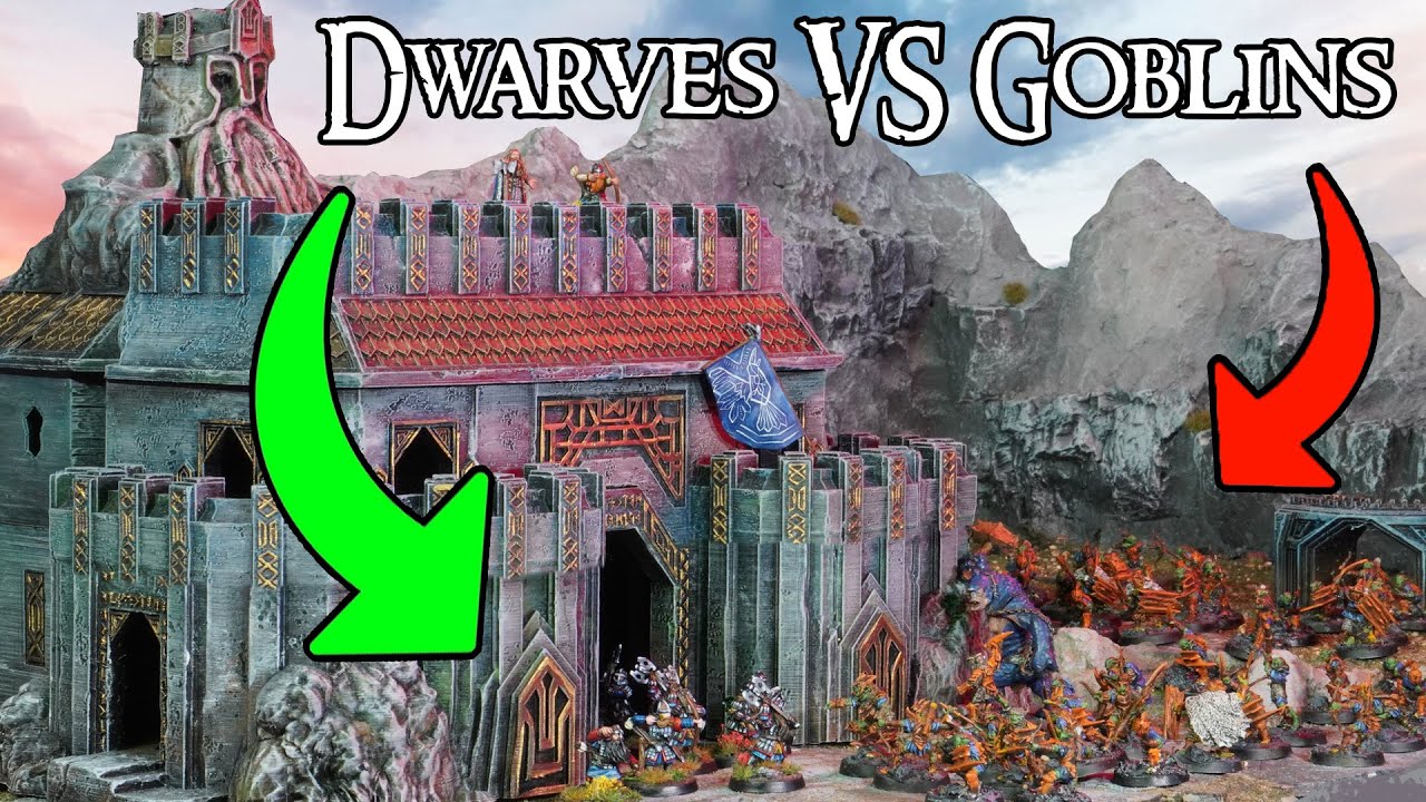 Can the Dwarves Survive! ~ Castle SIEGE! ~ Middle Earth SBG Battle Report