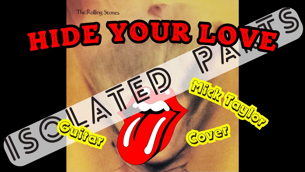 The Rolling Stones - Hide Your Love (Goats Head Soup) Mick Taylor Guitar Cover (Isolated Part)
