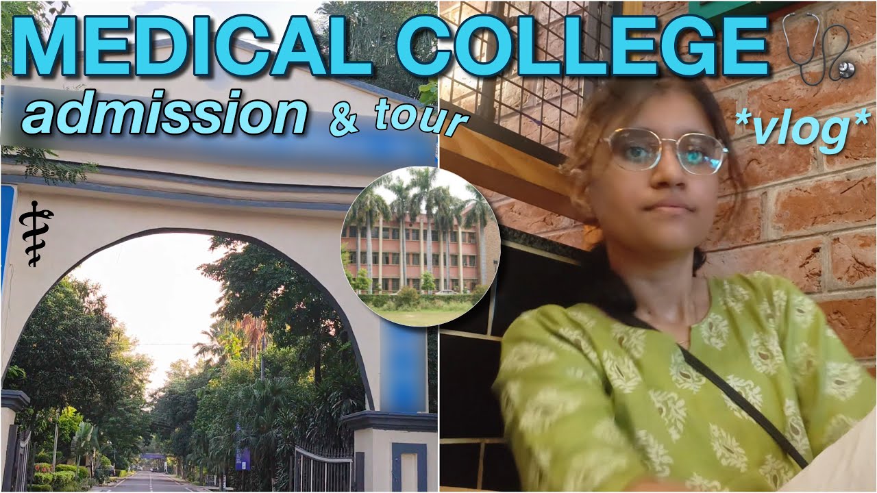MEDICAL COLLEGE ADMISSION VLOG 🩺⚕️| college + hostel tour | college reveal!
