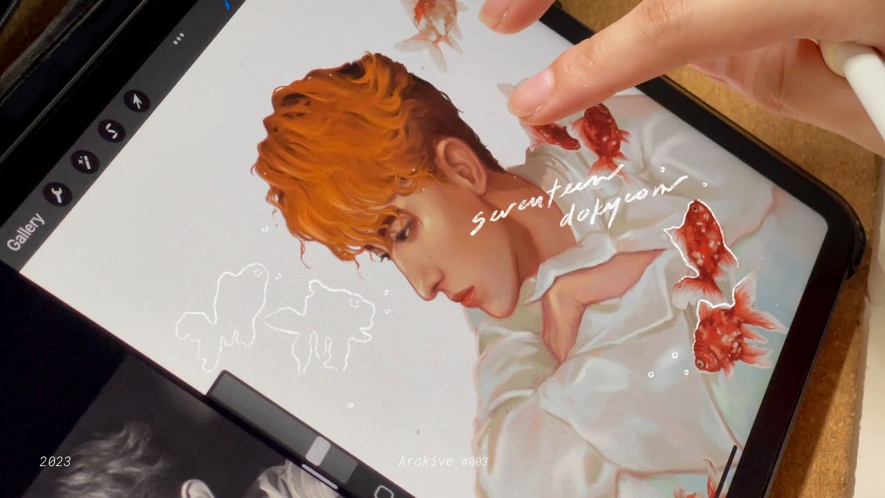 draw with me — seventeen dokyeom kpop fanart [세븐틴 도겸] ✸ artkive