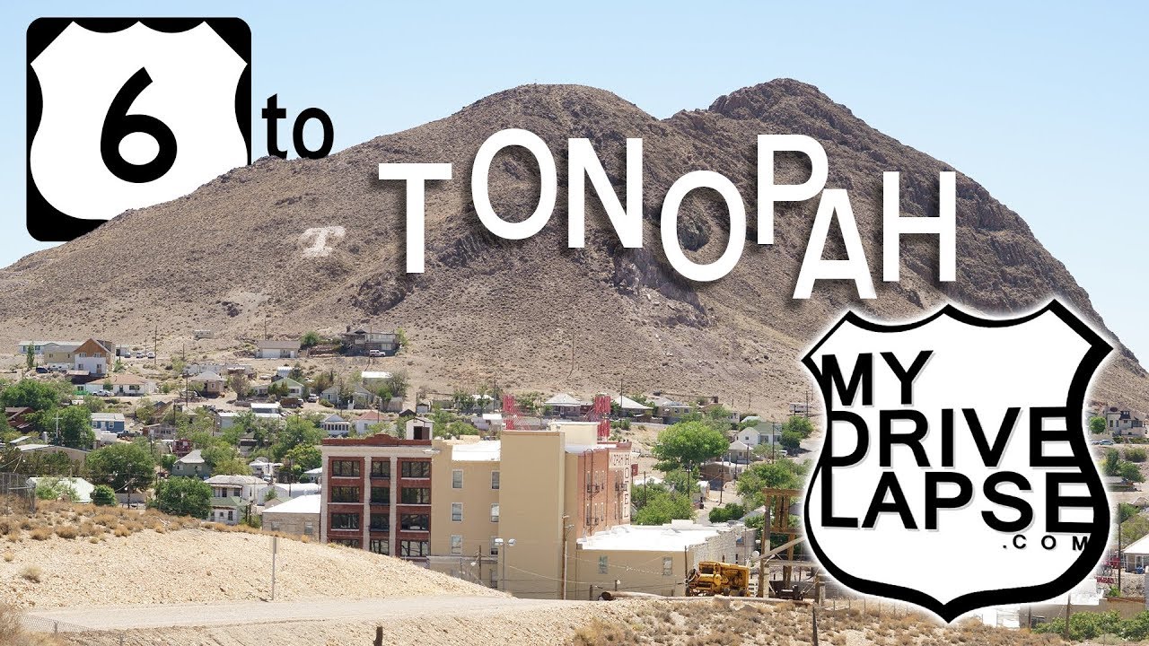 US 6 Westbound into Tonopah, Nevada: Dashcam