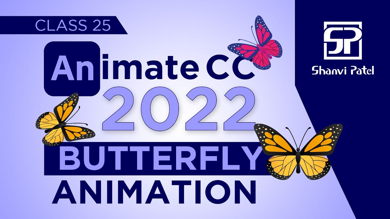 Adobe Animate CC 2022: Butterfly Animation | Flash tutorial | 2d animation | Hindi