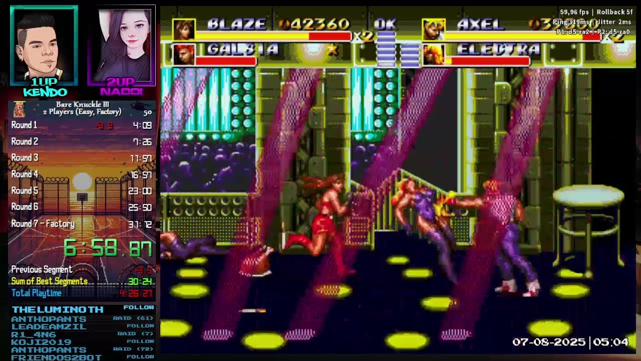 Bare Knuckle 3 - 2 Players - Easy - 29:12 | With @naddiwolf
