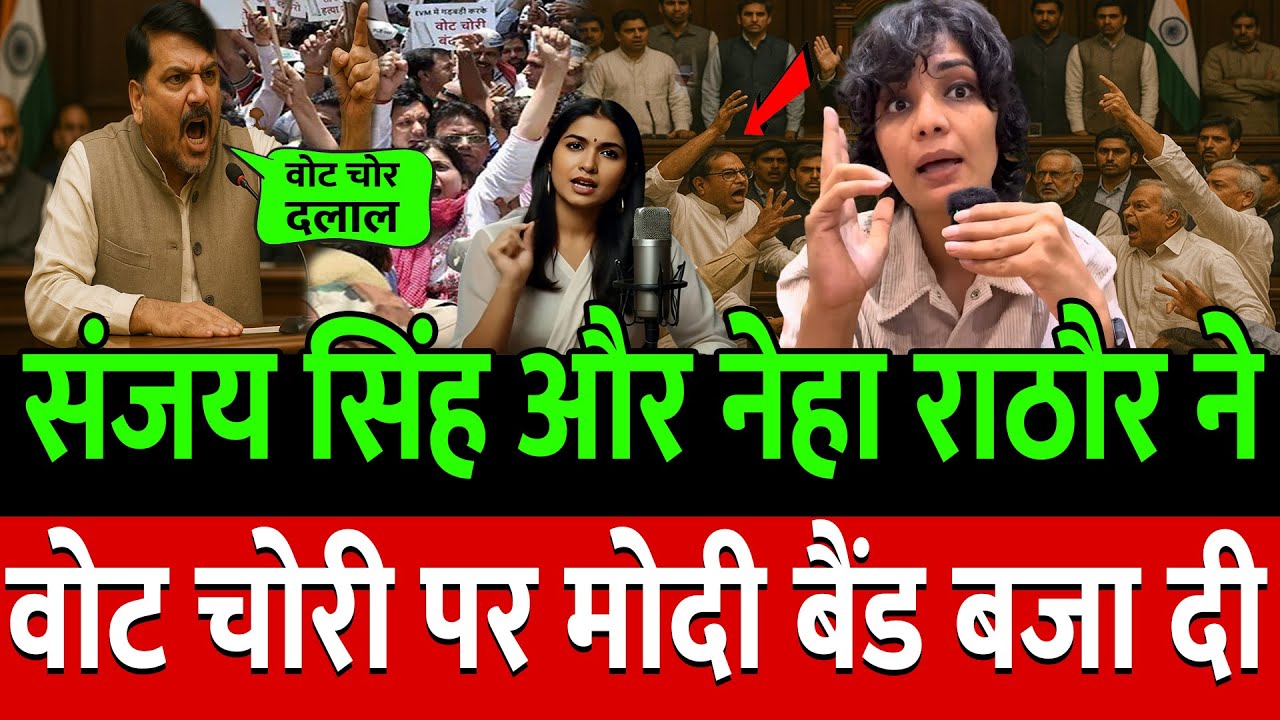 Sanjay Singh और Neha Singh Rathore ने Modi की बैंड बजा दी #modi #rahulgandhi #sir #bengalsir