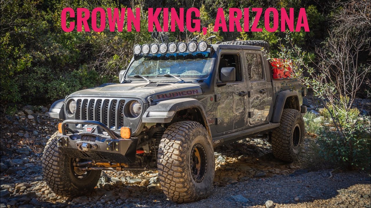 The Scenic Back Way To Crown King AZ In A Jeep Gladiator