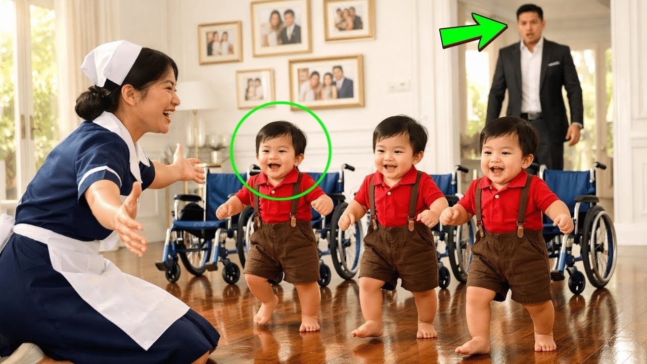 Sinilip ng Ama ang CCTV para hulihin ang yaya, pero nagulat sa imposibleng himala ng 3 anak.