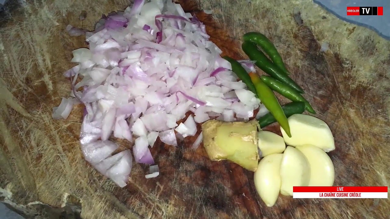 Regardez  Kreolertv la cha&icirc;ne cuisine en direct depuis La R&eacute;union