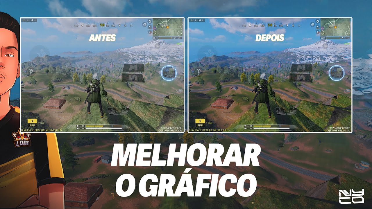 COMO DEIXAR O GRAFICO DO SEU JOGO MAIS BONITO CODM: BATTLE ROYALE