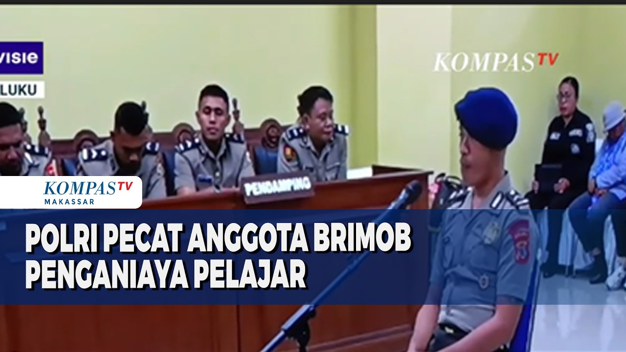 Polri Pecat Anggota Brimob Penganiaya Pelajar, Sidang Etik Pelaku terbukti Bersalah