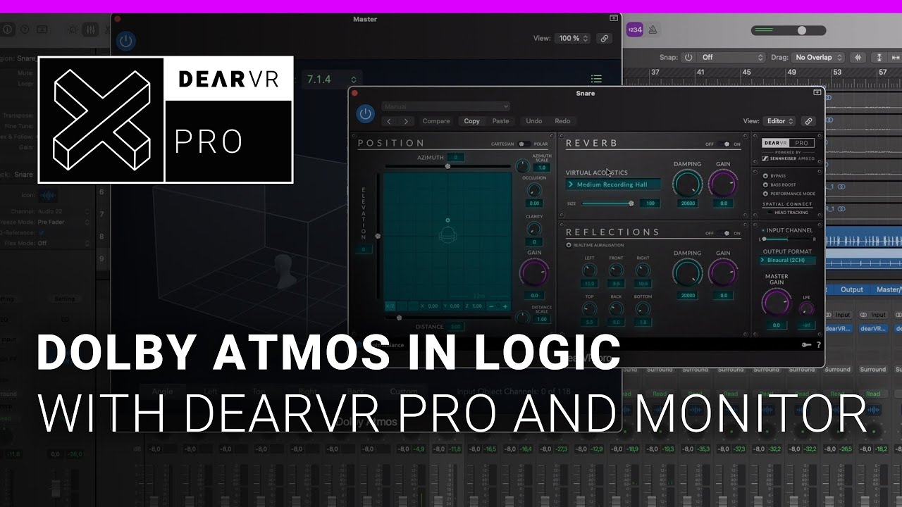 dearVR PRO - Enhance Dolby Atmos in Logic with dearVR PRO and MONITOR