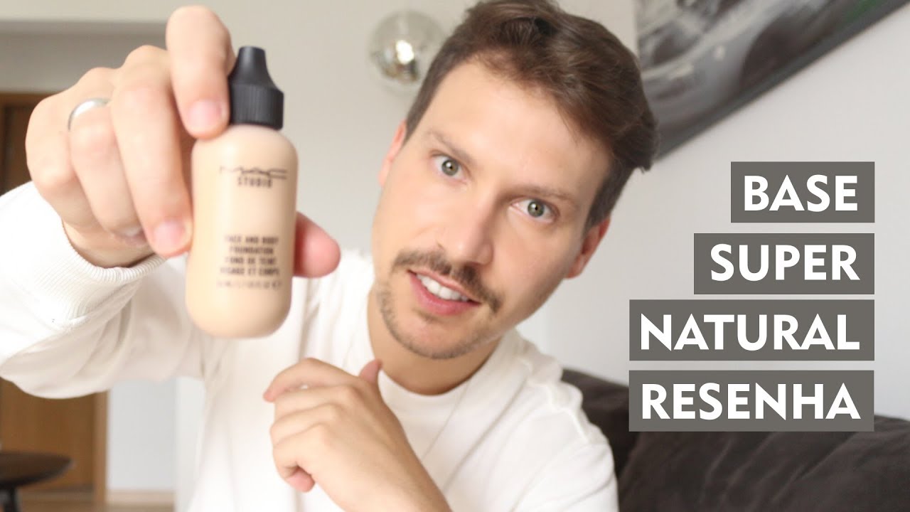 MAQUIAGEM MASCULINA | Resenha Melhor base masculina | Modo de aplicar | Base Face and Body MAC