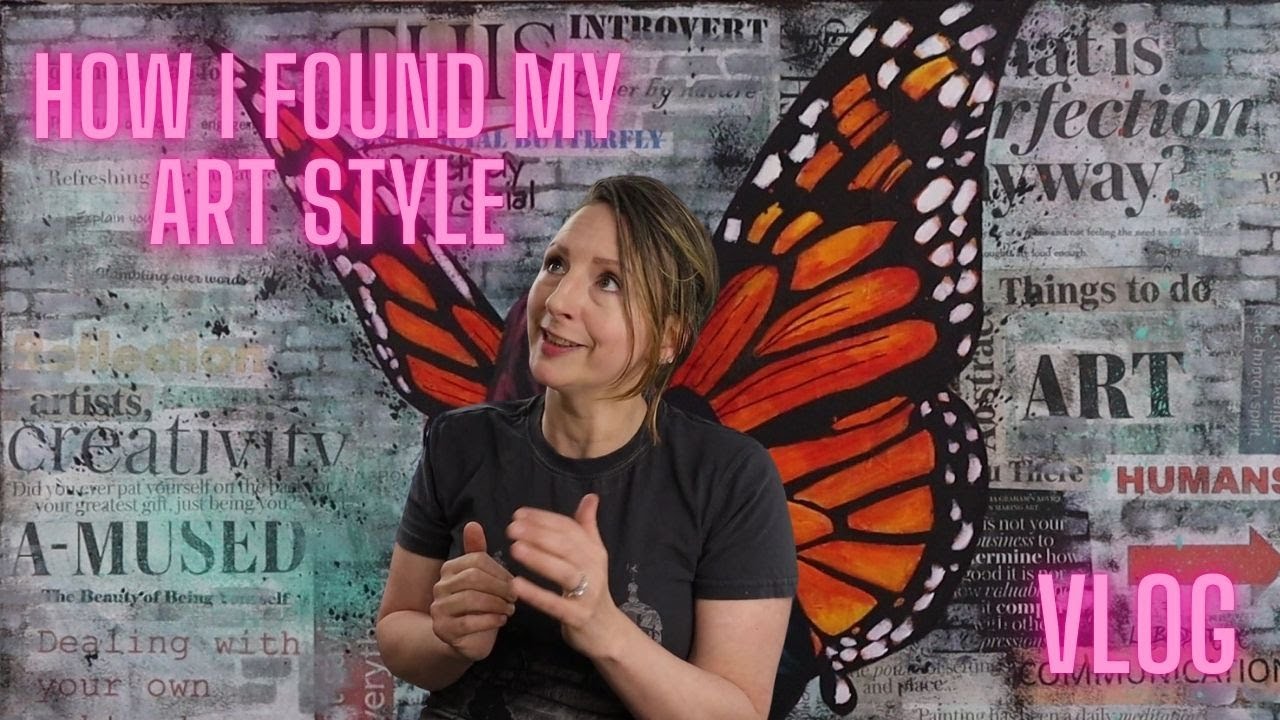 How I Developed My Art Style Through Experimentation | Art Vlog