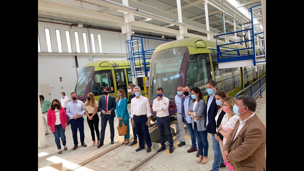 VISITA A LA INSTALACIONES DEL TRANVÍA DE JAÉN