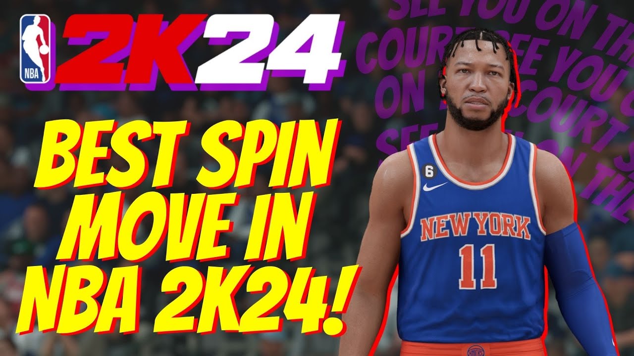 The BEST SPIN COMBO in NBA 2K24 create so MUCH SPACE!!