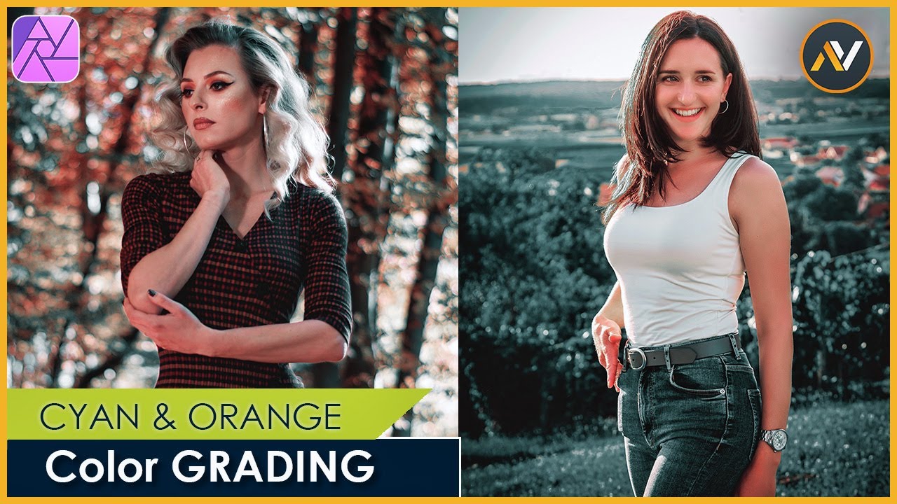 Cyan & Orange Color Grading Effect In Affinity Photo