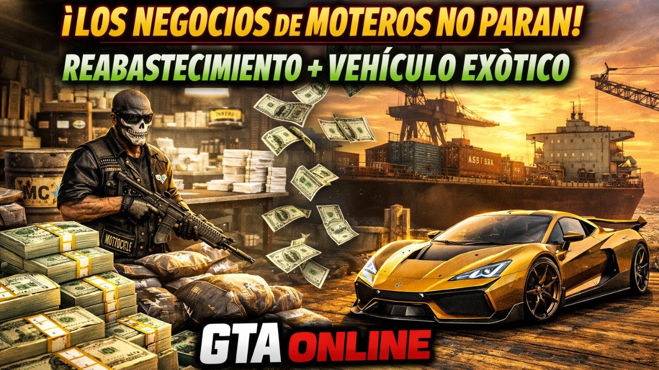 ¡Los Negocios de Moteros No Paran! Reabastecimiento + Vehículo Exótico  GTA Online