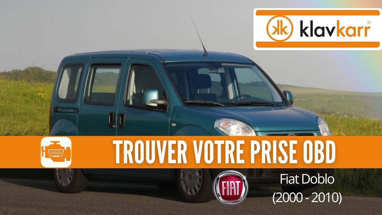 Prise OBD Fiat Doblo (2000 - 2010) - Où trouver mon connecteur OBD2 ?