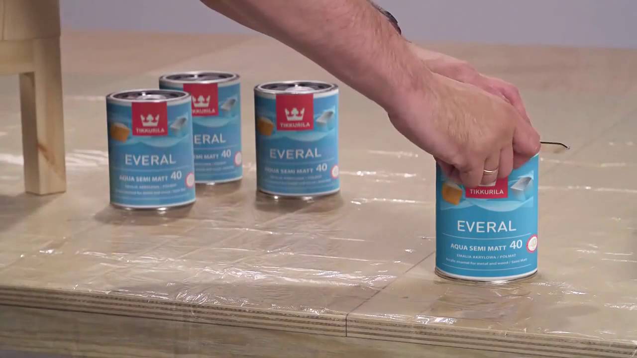 Gra w kolory, czyli jak malować drewniane meble farbą Tikkurila Everal