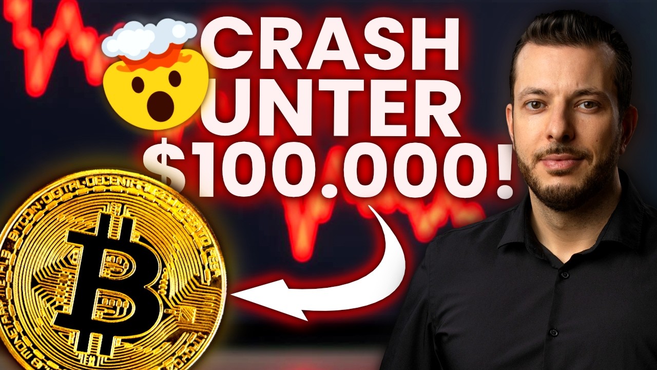 BITCOIN CRASHT WEITER! 📉 Treasury Company VERKAUFT 970 BTC & LIQUIDIT&Auml;TSKRISE bahnt sich an! 😳