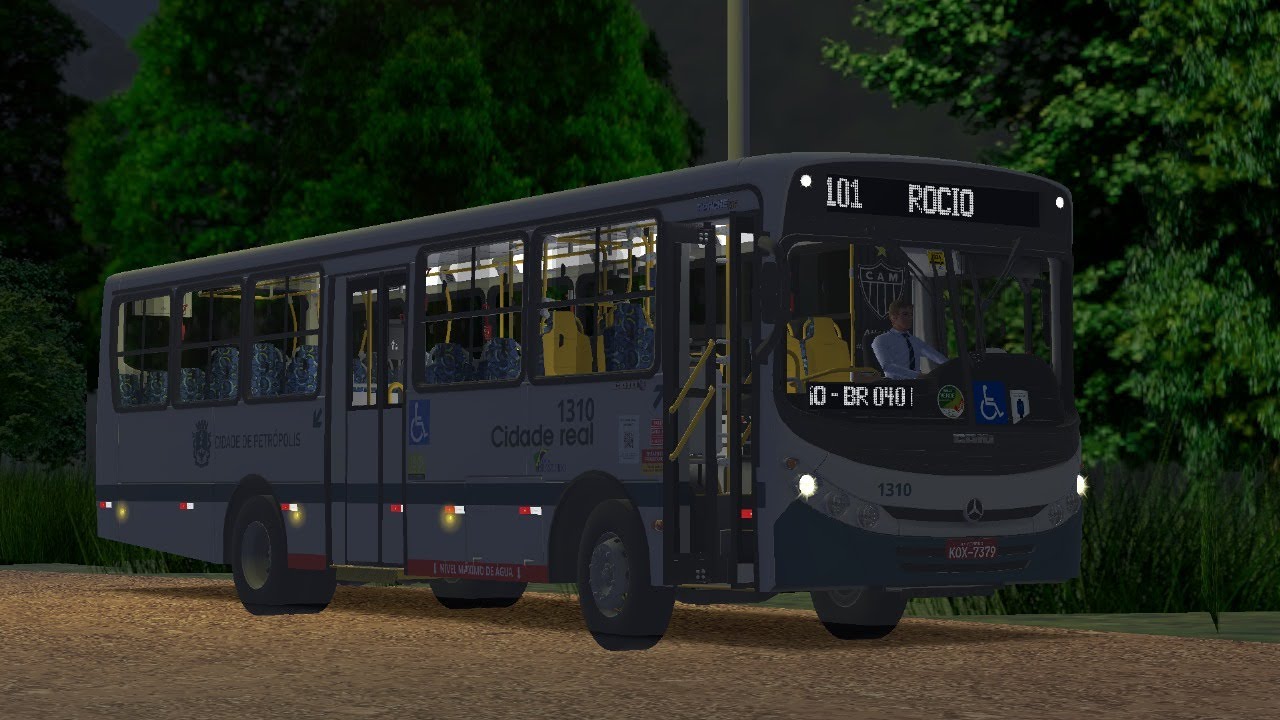 Caio Apache VIP II MBB OF 1519 da Cidade Real (1310) no Mapa Vilarejo – Linha 101 - Proton Bus