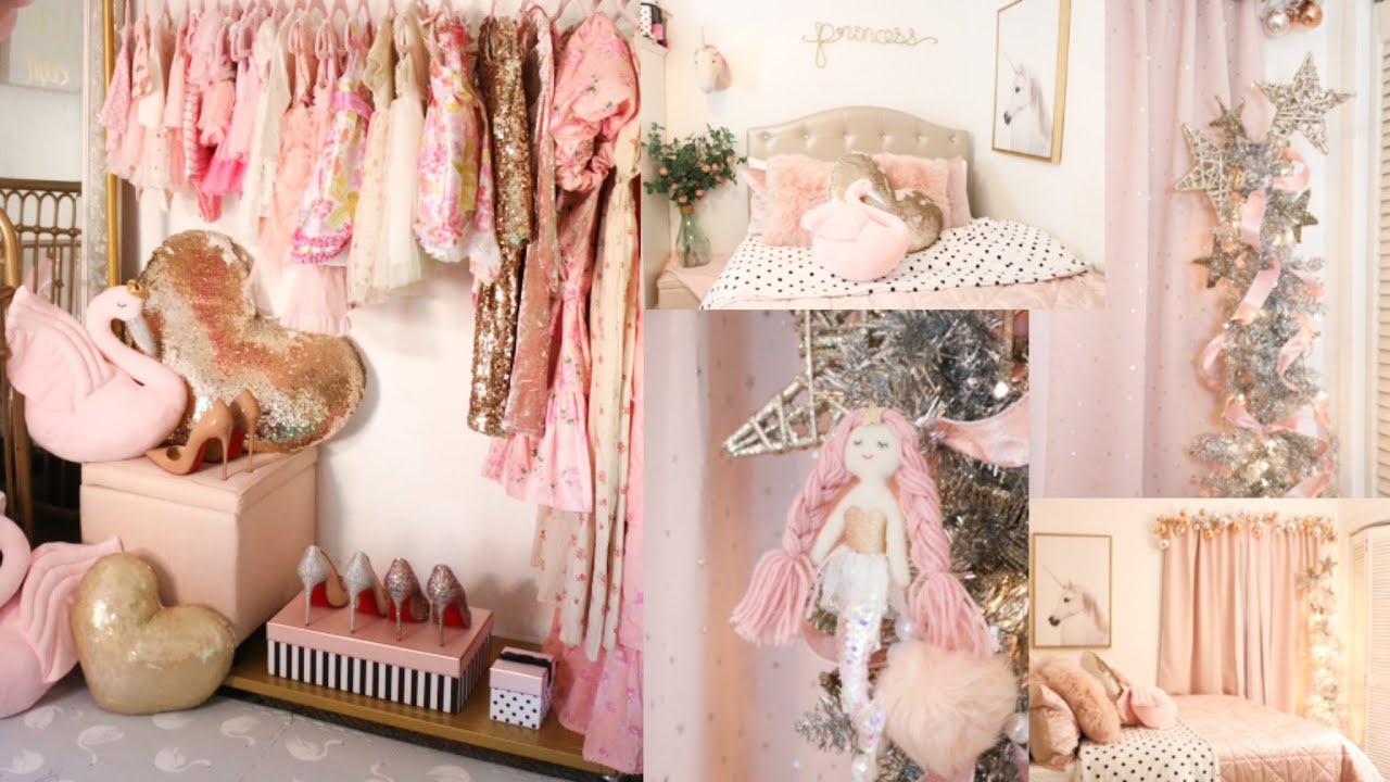 Decorate with me Girly Pink Bedroom Decor 💖