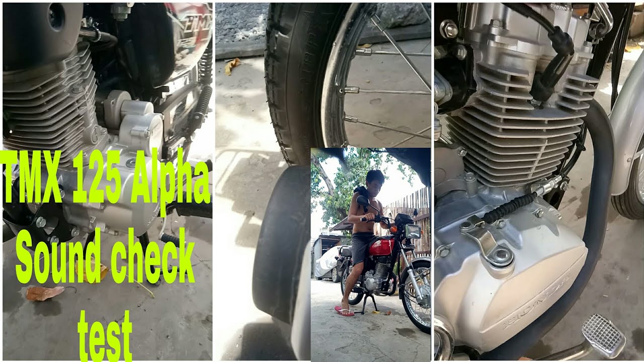 Honda TMX125 sound check new model
