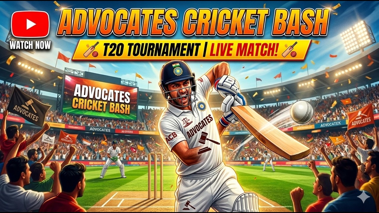 LIVE | ADVOCATES CRICKET BASH T2O TOURNAMENT 2025