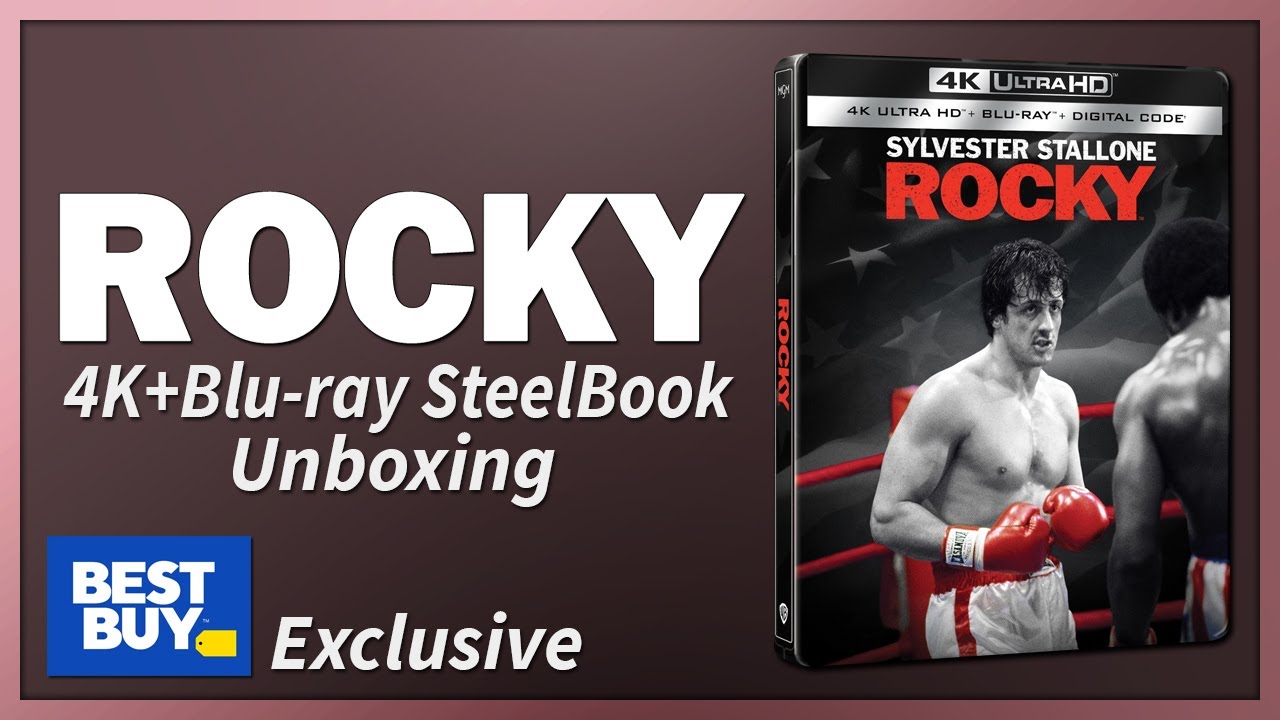 Rocky Best Buy Exclusive 4K+2D Blu-ray SteelBook Unboxing