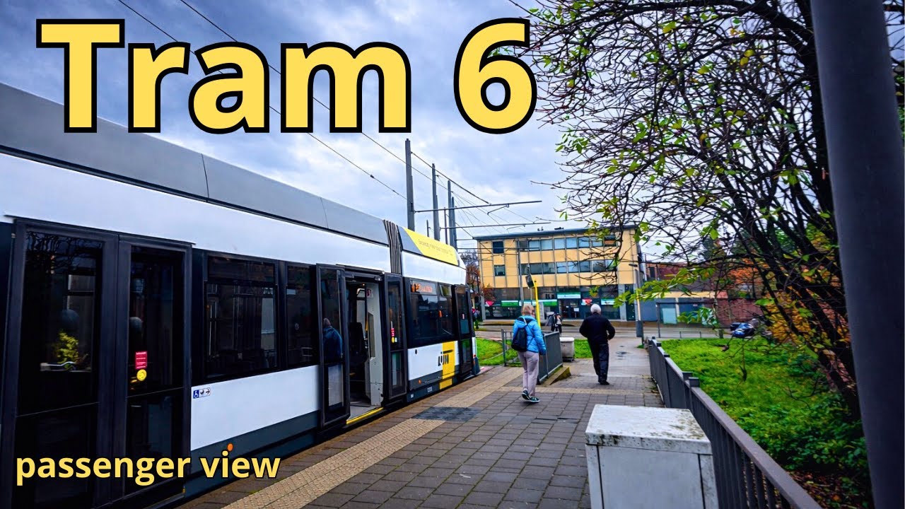 Antwerp Tram Line 6 - Full Ride 4K | Kruishof → P+R Luchtbal