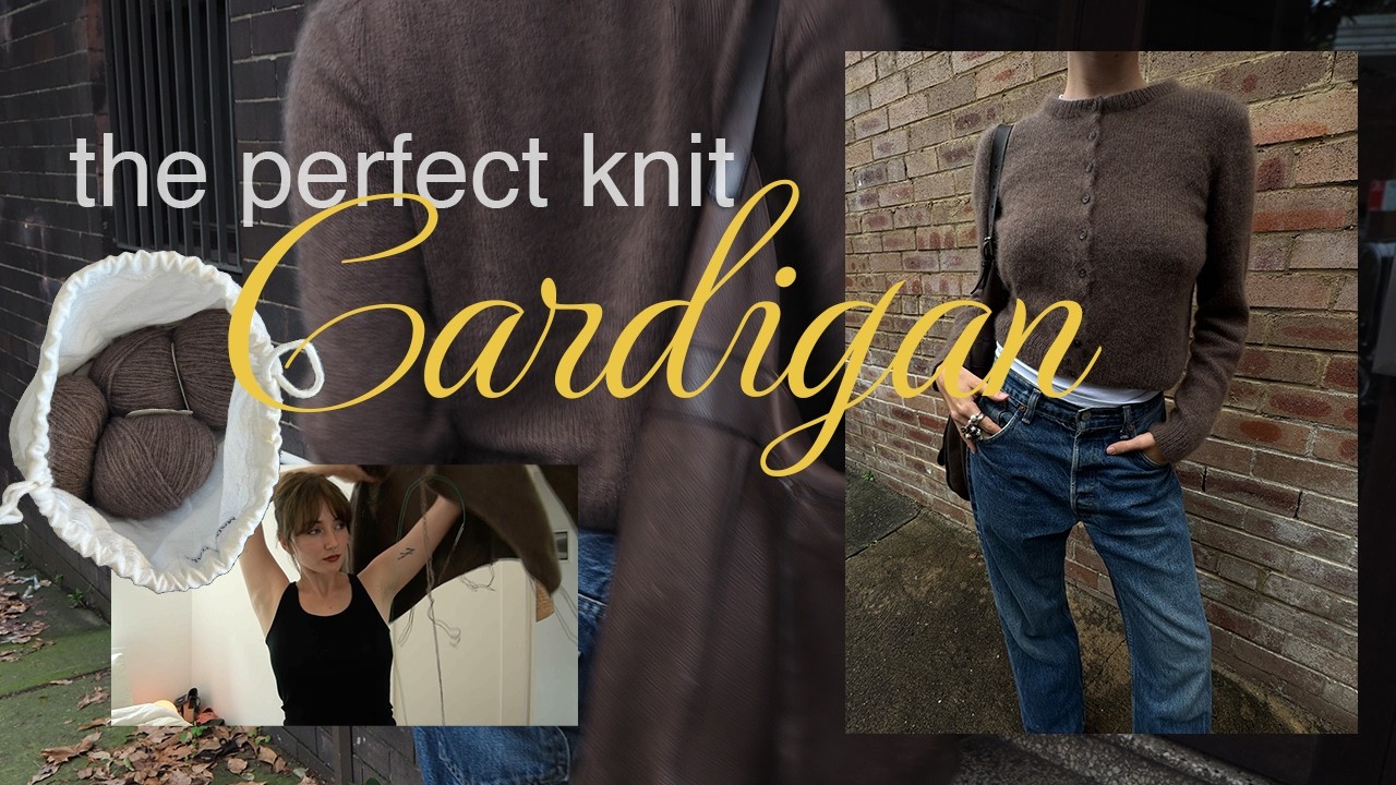 Finishing my Maggie Cardigan by PetiteKnit (knit with me)