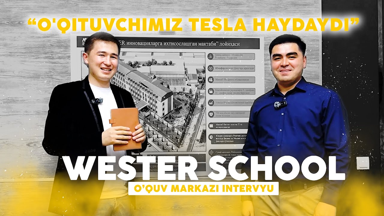 WESTER SCHOOL O`QUV MARKAZI | O`qituvchimiz tesla haydaydi!