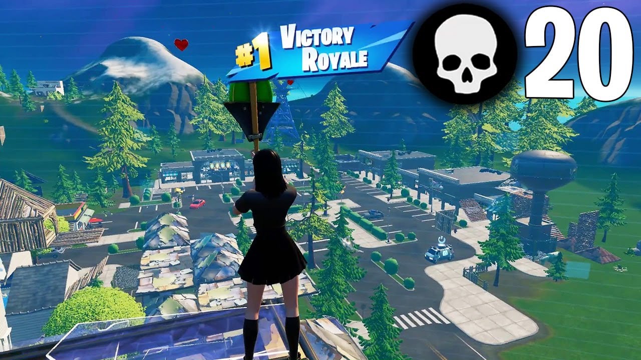 High Elimination Solo vs Squads Win Gameplay Full Game Season 8 (Fortnite PC Controller)