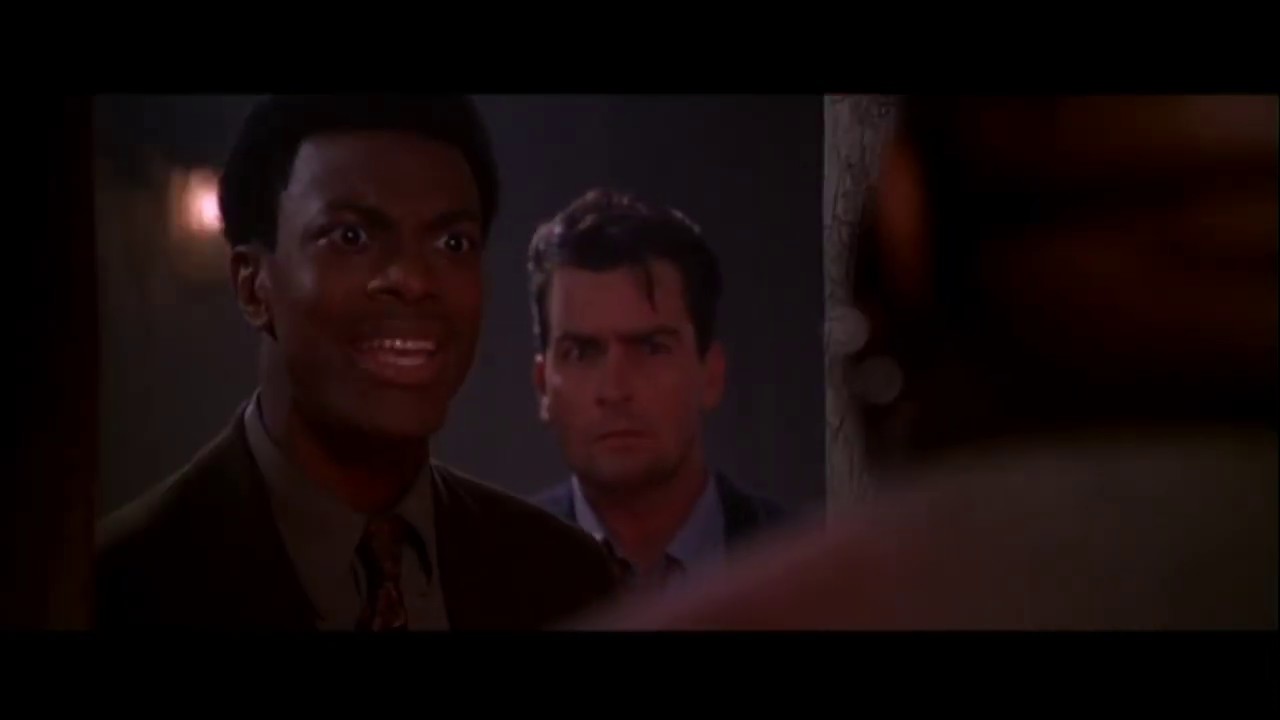 Money Talks - Chris Tucker & Charlie Sheen - Getting Weapons Scene - Clip #14
